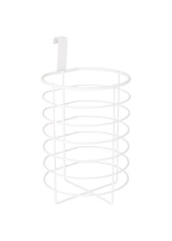 ОРГАНАЙЗЕР ДЛЯ БУМАЖНЫХ ПОЛОТЕНЕЦ И ТУАЛЕТНОЙ БУМАГИ НАВЕСНОЙ 14*14,4*20 СМ ЦВЕТ: БЕЛЫЙ