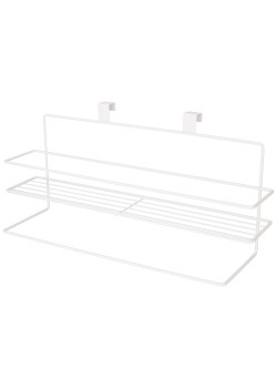 НАВЕСНОЙ ДЕРЖАТЕЛЬ ДЛЯ ПОЛОТЕНЦА С ПОЛКОЙ 40*12*16 СМ ЦВЕТ: БЕЛЫЙ